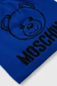 Vlnená čiapka Moschino modrá