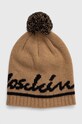Moschino gyapjú sapka mintás bézs M2947.65367
