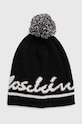 Moschino caciula de lana print negru M2947.65367