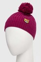 Moschino czapka wełniana M2958.65375 fioletowy AW23