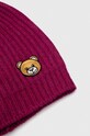 Akcesoria Moschino czapka wełniana M2958.65375 fioletowy