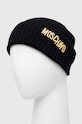 Moschino caciula de lana M2972.65380 negru AW24