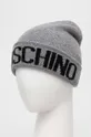 Вовняна шапка Moschino сірий