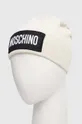 Кашемірова шапка Moschino бежевий