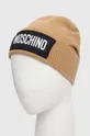 Кашемірова шапка Moschino коричневий