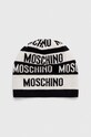 Moschino czapka wełniana wełna biały M5740.65365