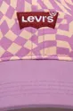 Levi's czapka z daszkiem fioletowy