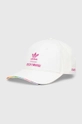 biały adidas Originals czapka z daszkiem PRIDE Damski