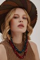 LE SH KA headwear kapelusz Double Chain Red Fedora DoubleChainRedFedora multicolor AW23