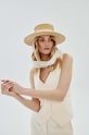 Šešir LE SH KA headwear White Canotier ostalo bež WhiteCanotier