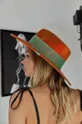πορτοκαλί Μάλλινο καπέλο LE SH KA headwear Malibu Γυναικεία