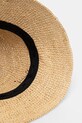 LE SH KA headwear kapelusz słomkowy damski beżowy BucketHat