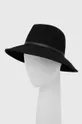 Μάλλινο καπέλο Coccinelle μαύρο