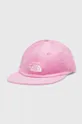 ροζ Κοτλέ καπέλο μπέιζμπολ The North Face Γυναικεία