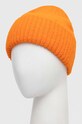 Akcesoria American Vintage czapka z domieszką wełny BONNET EAST22AH23 pomarańczowy