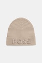 BOSS căciulă de lână bej 50497815