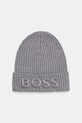 Vunena kapa BOSS siva 50497815