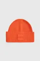 arancione BOSS berretto in misto lana Donna