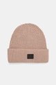 Čiapka s prímesou vlny AllSaints s prímesou vlny béžová AS101343