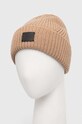 Čepice z vlněné směsi AllSaints AS101343 béžová AW24
