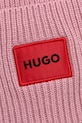 HUGO czapka wełniana 50502579 różowy AW25