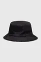 Obojstranný klobúk Guess čierna