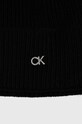 Шапка та шарф з домішкою вовни Calvin Klein K60K611331 чорний
