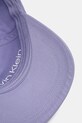 Bavlnená šiltovka Calvin Klein fialová K60K610525
