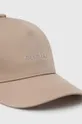 Bombažna bejzbolska kapa Calvin Klein bež