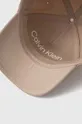 bež Bombažna bejzbolska kapa Calvin Klein