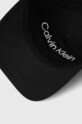 Calvin Klein czapka z daszkiem bawełniana czarny K60K610525