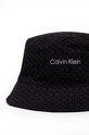 Αξεσουάρ Αναστρέψιμο βαμβακερό καπέλο Calvin Klein K60K611158 μαύρο