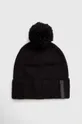 črna Kapa s primesjo volne Calvin Klein Ženski