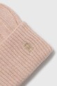 Tommy Hilfiger czapka i szalik z domieszką wełny AW0AW15367 różowy