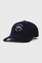Tommy Hilfiger czapka z daszkiem aplikacja granatowy AW0AW15304