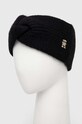 Čelenka s prímesou vlny Tommy Hilfiger AW0AW15308 čierna AW23