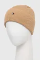 Tommy Hilfiger cappello con aggiunta di cachemire marrone