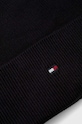 Akcesoria Tommy Hilfiger czapka z domieszką kaszmiru AW0AW15309 czarny