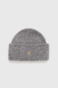 Kapa s dodatkom vune Tommy Hilfiger melanž siva AW0AW15319