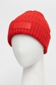 Tommy Hilfiger czapka z domieszką wełny AW0AW15325 czerwony AW23