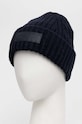Tommy Hilfiger czapka z domieszką wełny AW0AW15325 granatowy AW23