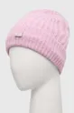 Tommy Jeans berretto in misto lana rosa