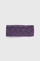 Μάλλινη κορδέλα Lauren Ralph Lauren μαλλί μωβ 454927210