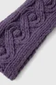 Шерстяная повязка Lauren Ralph Lauren фиолетовой