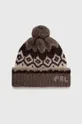 коричневий Вовняна шапка Polo Ralph Lauren Жіночий