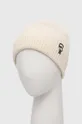 Karl Lagerfeld czapka z domieszką wełny beżowy