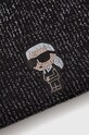Akcesoria Karl Lagerfeld czapka wełniana 236W3406 czarny
