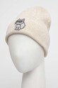 Karl Lagerfeld czapka wełniana 236W3407 beżowy AA00