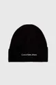 μαύρο Βαμβακερό καπέλο Calvin Klein Jeans Γυναικεία