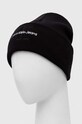 Calvin Klein Jeans czapka bawełniana K60K611254 czarny AW23